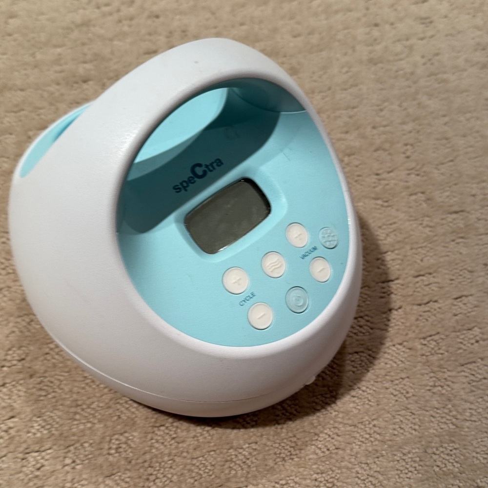 Spectra White and Blue Electronic Device